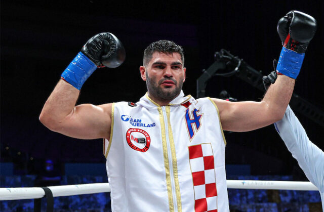 Filip Hrgovic extended his unbeaten record with victory over Marko Radonjic on Friday night Photo Credit: Ed Mulholland/Matchroom