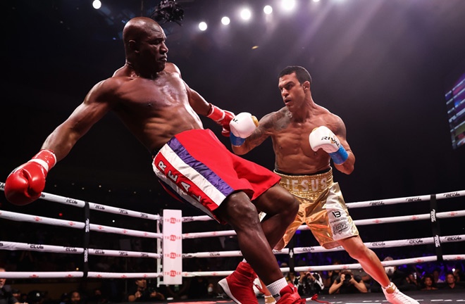 Evander Holyfield was stopped in the first round of his return by Vitor Belfort Photo Credit: Amanda Westcott/Triller Fight Club