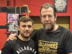 Callum Thompson is trained and managed by Joe Gallagher Photo Credit: @callumtomo98 Instagram