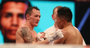 Josh Warrington faces Mauricio Lara in a rematch in Leeds on Saturday Photo Credit: Mark Robinson/Matchroom Boxing