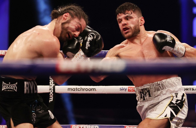 Florian Marku stopped Rylan Charlton in February Photo Credit: Mark Robinson/Matchroom Boxing