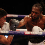 Craig Richards put in a spirited display in defeat to Bivol Photo Credit: Mark Robinson/Matchroom Boxing