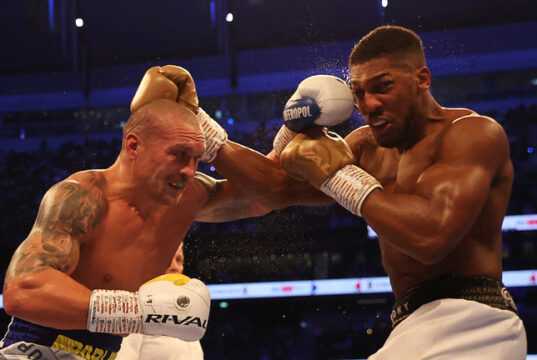 Oleksandr Usyk became the new unified heavyweight world champion with victory over Anthony Joshua on Saturday Photo Credit: Mark Robinson/Matchroom Boxing
