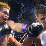 Jonas Sultan upsets Carlos Caraballo via Unanimous Decision in a back-and-forth firefight. Photo Credit: Top Rank Boxing (Twitter).