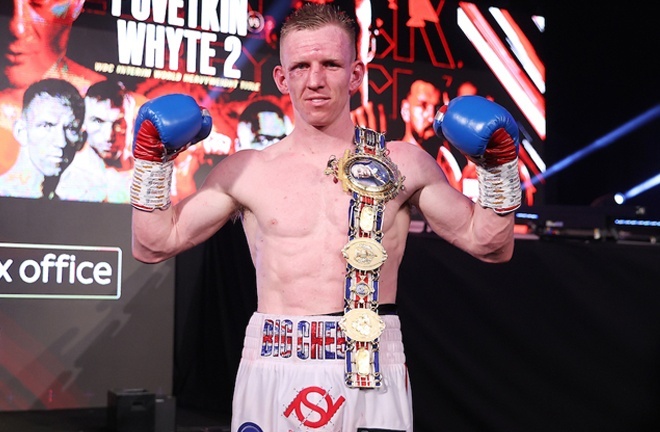 Cheeseman holds the British title Photo Credit: Mark Robinson/Matchroom Boxing