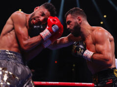 Radzhab Butaev stopped Jamal James in their welterweight world title fight Photo Credit: Esther Lin/SHOWTIME