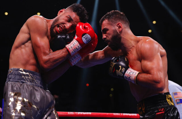 Radzhab Butaev stopped Jamal James in their welterweight world title fight Photo Credit: Esther Lin/SHOWTIME