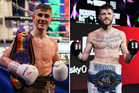 Brad Foster and Jason Cunningham clash for the British, Commonwealth and European super bantamweight titles in Birmingham this Saturday night Photo Credit: Queensberry Promotions/Dave Thompson/Matchroom Boxing
