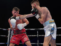 Jason Cunningham finished strongly in a bid to snatch the win. Photo Credit: Frank Warren
