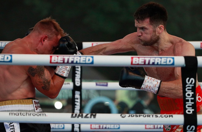 Fowler halted Rico Mueller at Fight Camp in July Photo Credit: Ian Walton/Matchroom Boxing