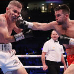 Fowler had success early on Photo Credit: Mark Robinson/Matchroom Boxing