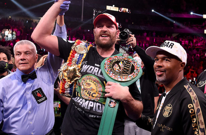 Fury holds the WBC heavyweight world title Photo Credit: Frank Micelotta/Fox Sports/PictureGroup