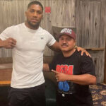 AJ met with four US-based trainers including Robert Garcia Photo Credit: Anthony Joshua Snapchat