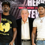 Jamel Herring defends his WBO super featherweight crown against Shakur Stevenson in Atlanta on Saturday night Photo Credit: Top Rank