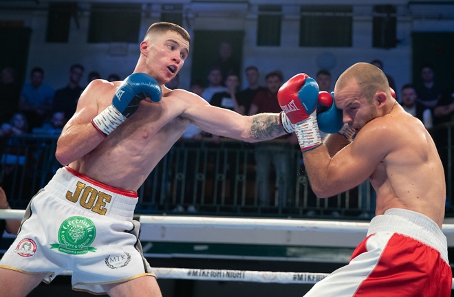 Joe Giles announced himself with a 40-36 win over Pavol Garaj. Photo Credit: MTK Global