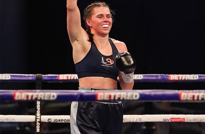 Marshall defends her WBO middleweight world title on Saturday night Photo Credit: Dave Thompson/Matchroom