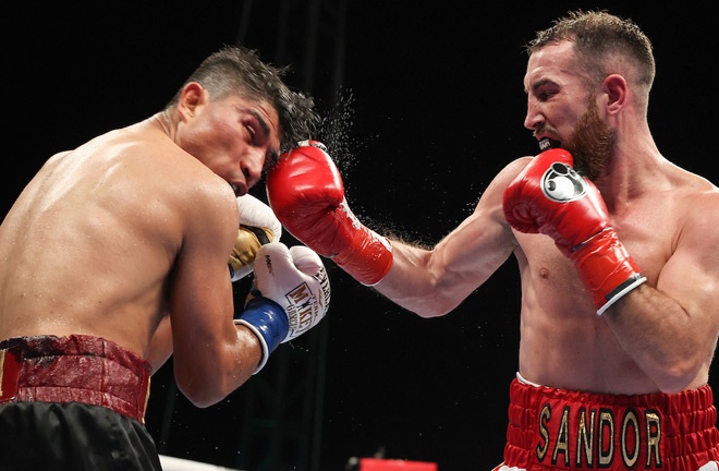 Martin has success particularly in the second half of the contest Photo Credit: Melina Pizano/Matchroom