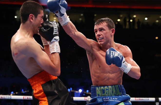 McGrail had impressed prior to the devastating loss to Quinn (Photo Credit: Mark Robinson/Matchroom Boxing)