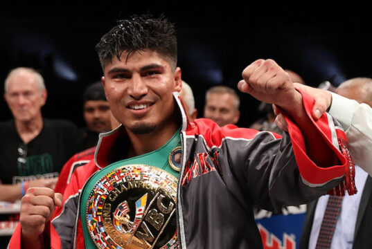 Four-weight world champion, Mikey Garcia faces European super lightweight champion, Sandor Martin in Fresno on Saturday Photo Credit: Ed Mulholland/Matchroom Boxing USA