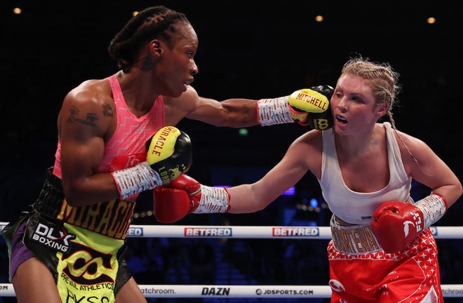 Jamie Mitchell overcame Shannon Courtenay on points Photo Credit: Mark Robinson/Matchroom Boxing