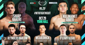 Archie Sharp headlines Friday's MTK Global bill against Alexis Boureima Kabore