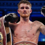 Sharp defends his WBO Global super featherweight crown Photo Credit: Round ‘N’ Bout Media/Queensberry Promotions