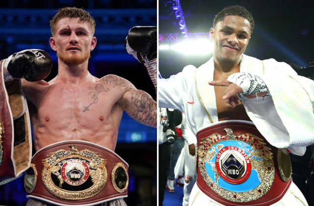 Archie Sharp is confident he can beat WBO super featherweight champion, Shakur Stevenson in the future Photo Credit: Round 'N' Bout Media/QueensberryPromotions/Mikey Williams/Top Rank