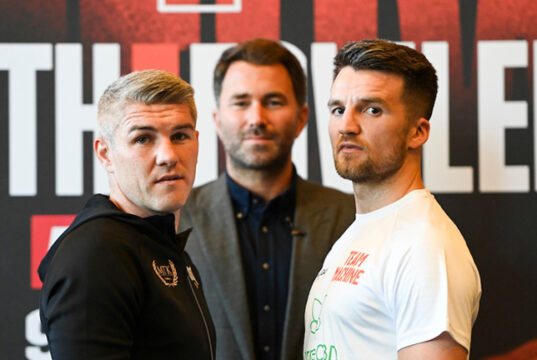 Liam Smith clashes with local rival Anthony Fowler in Liverpool this Saturday night Photo Credit: Matthew Pover/Matchroom Boxing