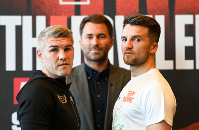 Liam Smith clashes with local rival Anthony Fowler in Liverpool this Saturday night Photo Credit: Matthew Pover/Matchroom Boxing