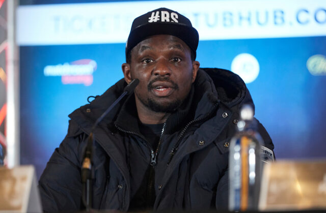 Dillian Whyte has given his reaction to Tyson Fury knocking out Deontay Wilder Mark Robinson/Matchroom Boxing