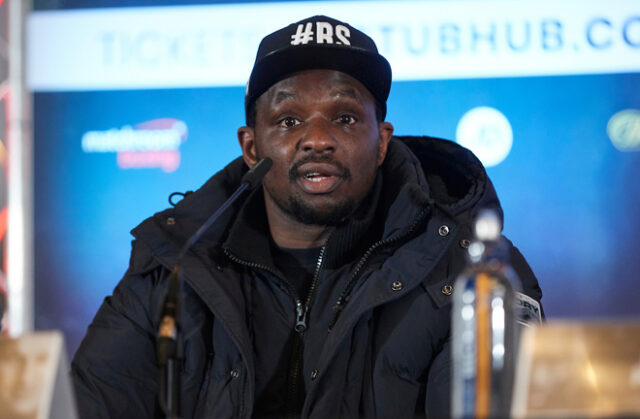 Dillian Whyte has withdrawn from his October 30 showdown against Otto Wallin after suffering a shoulder injury Photo Credit: Mark Robinson/Matchroom Boxing