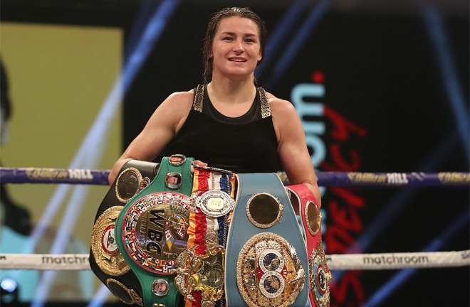 Dixon admits she would relish sparring undisputed lightweight champion, Katie Taylor Photo Credit: Mark Robinson/Matchroom Boxing