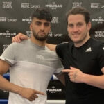 Adam Azim alongside trainer Shane McGuigan Photo Credit: Instagram @adam.azim1