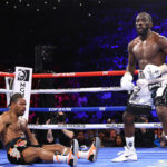 Terence Crawford successfully defended his WBO welterweight title with a tenth round stoppage win over Shawn Porter Photo Credit: Mikey Williams /Top Rank via Getty Images