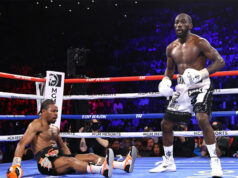 Terence Crawford successfully defended his WBO welterweight title with a tenth round stoppage win over Shawn Porter Photo Credit: Mikey Williams /Top Rank via Getty Images