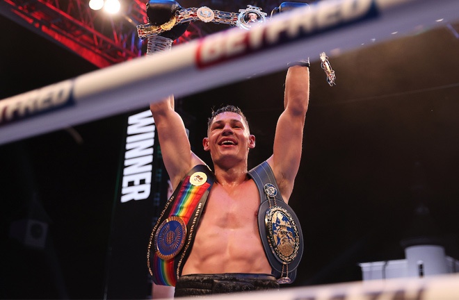 Cruiserweight Chris Billam-Smith added the British and European belts to his Commonwealth crown last time out Photo Credit: Mark Robinson/Matchroom Boxing