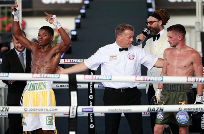 Ford halted Reece Bellotti at Fight Camp Photo Credit: an Walton/Matchroom Boxing