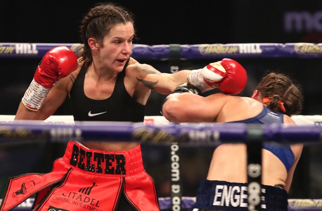 Terri Harper stopped Katharina Thanderz last time out last November Photo Credit: Mark Robinson/Matchroom Boxing