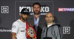 Kid Galahad defends his IBF featherweight title against Kiko Martinez in Sheffield on Saturday Photo Credit: Mark Robinson/Matchroom Boxing