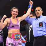 Mayer makes a second defence of her WBO crown Photo Credit: Mikey Williams/Top Rank via Getty Images