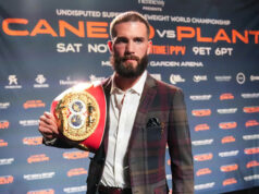 Caleb Plant has vowed to become undisputed super middleweight champion on Saturday night Photo Credit: Sean Michael Ham/TGB Promotions