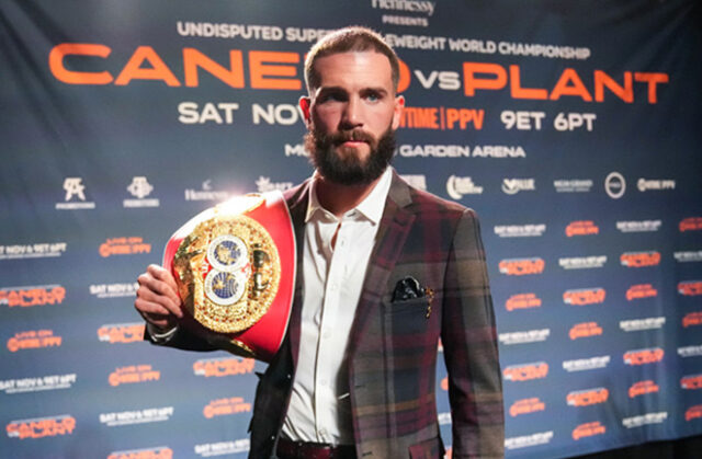 Caleb Plant has vowed to become undisputed super middleweight champion on Saturday night Photo Credit: Sean Michael Ham/TGB Promotions