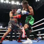 Ramla Ali continues to impress on her journey as she defeated Isela Vera via decision. Photo Credit: Matchroom Boxing