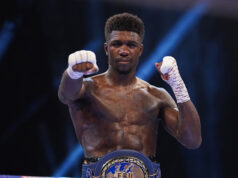 European super middleweight champion, Lerrone Richards tackles IBO titlist, Carlos Gongora on December 18 Photo Credit: Dave Thompson/Matchroom Boxing