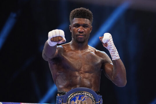 European super middleweight champion, Lerrone Richards tackles IBO titlist, Carlos Gongora on December 18 Photo Credit: Dave Thompson/Matchroom Boxing