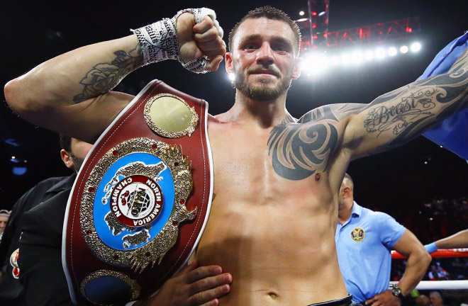 Joe Smith Jr holds the WBO world title Photo Credit: Mikey Williams/Top Rank