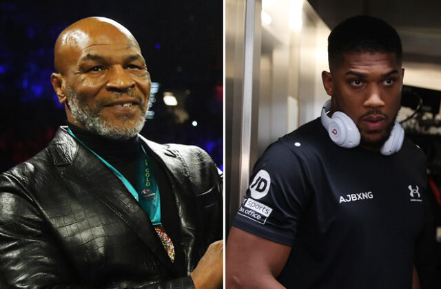 Mike Tyson says he is willing to help Anthony Joshua ahead of his rematch against Oleksandr Usyk Photo Credit: Mikey Williams/Top Rank/Mark Robinson/Matchroom Boxing