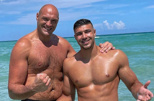 Tyson Fury will be in brother Tommy Fury's corner when he faces Jake Paul on December 18 Photo Credit: @tommyfury Instagram