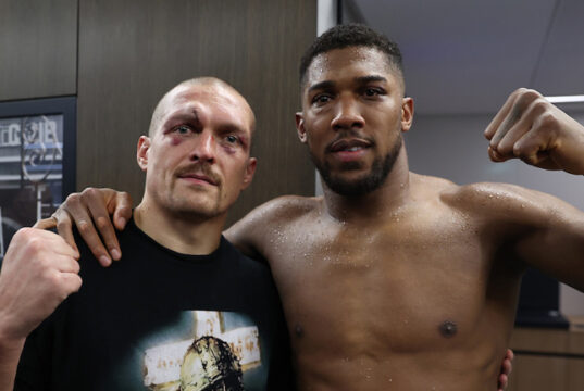 Oleksandr Usyk's manager expects him to produce an improved performance in an expected rematch against Anthony Joshua next year Photo Credit: Mark Robinson/Matchroom Boxing