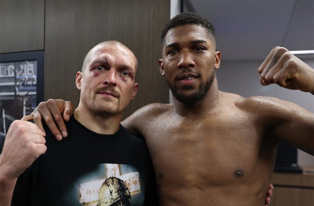 Oleksandr Usyk's manager expects him to produce an improved performance in an expected rematch against Anthony Joshua next year Photo Credit: Mark Robinson/Matchroom Boxing